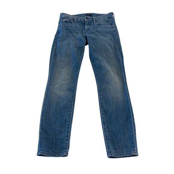 Mother The Looker Crop Skinny Jeans In French Quarter Size 24 - Picture 2 of 11